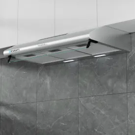 90cm Stainless Steel Range Hood, LED Lights, 3-Speed - Devanti