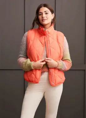A-Line Snap Puffer Vest