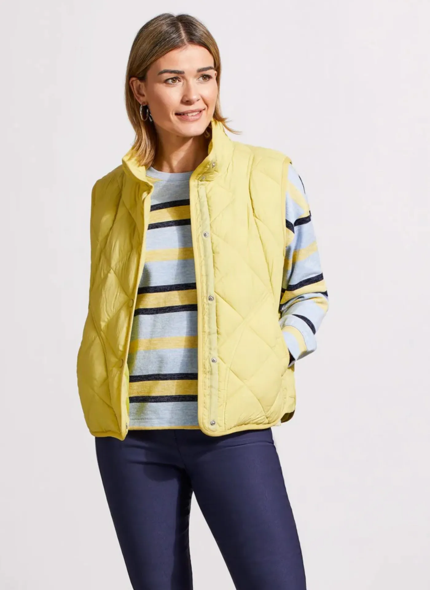 A-Line Snap Puffer Vest