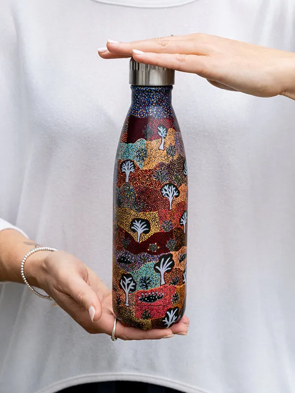 Aboriginal Bush Medicine Stainless Steel Water Bottle