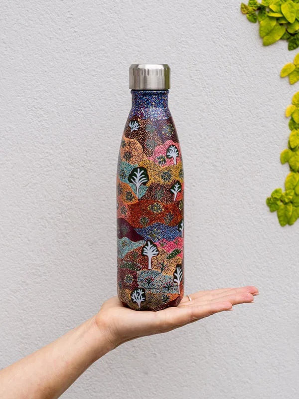 Aboriginal Bush Medicine Stainless Steel Water Bottle