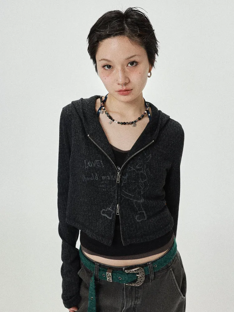 Achihara KNITTED CARDIGAN JACKET