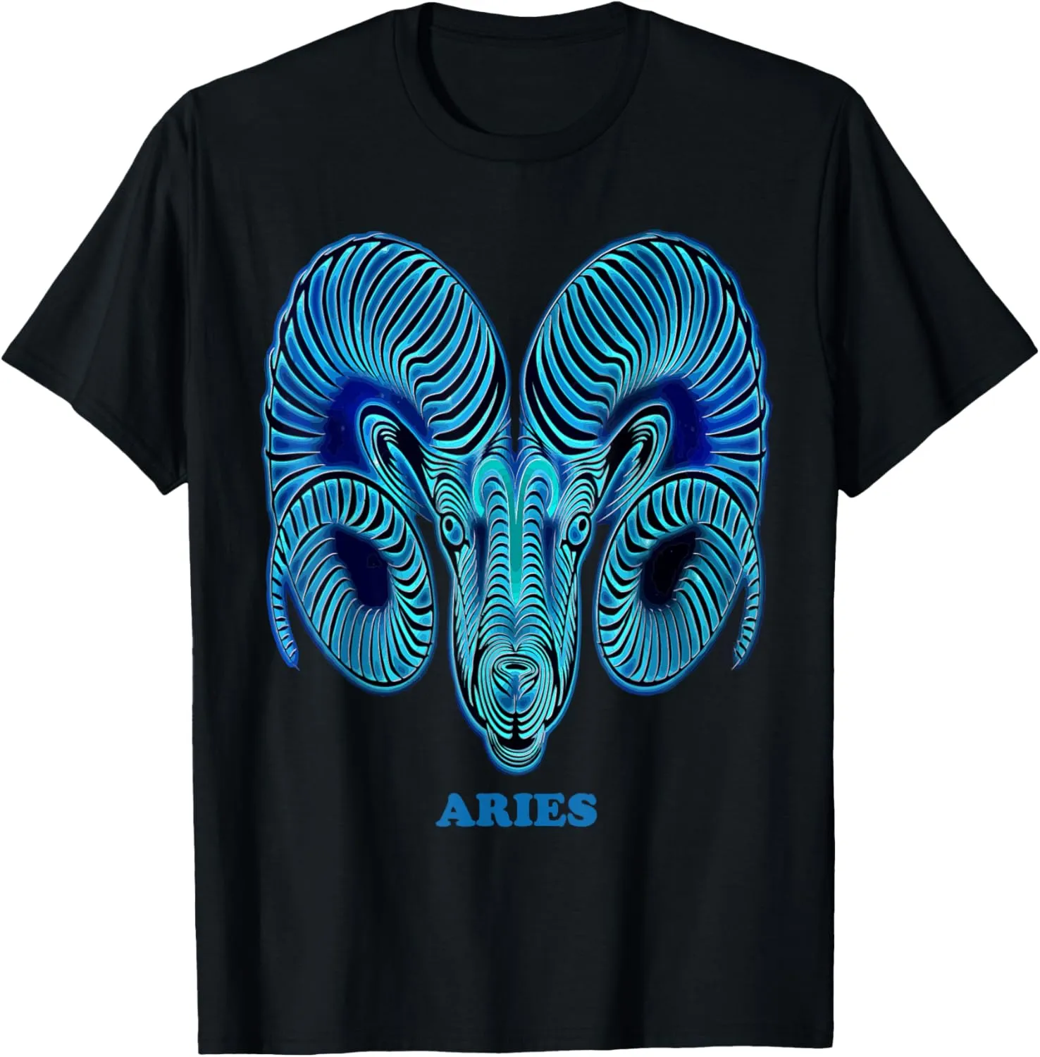 Aries Personality Astrology Zodiac Sign Horoscope Design T-Shirt