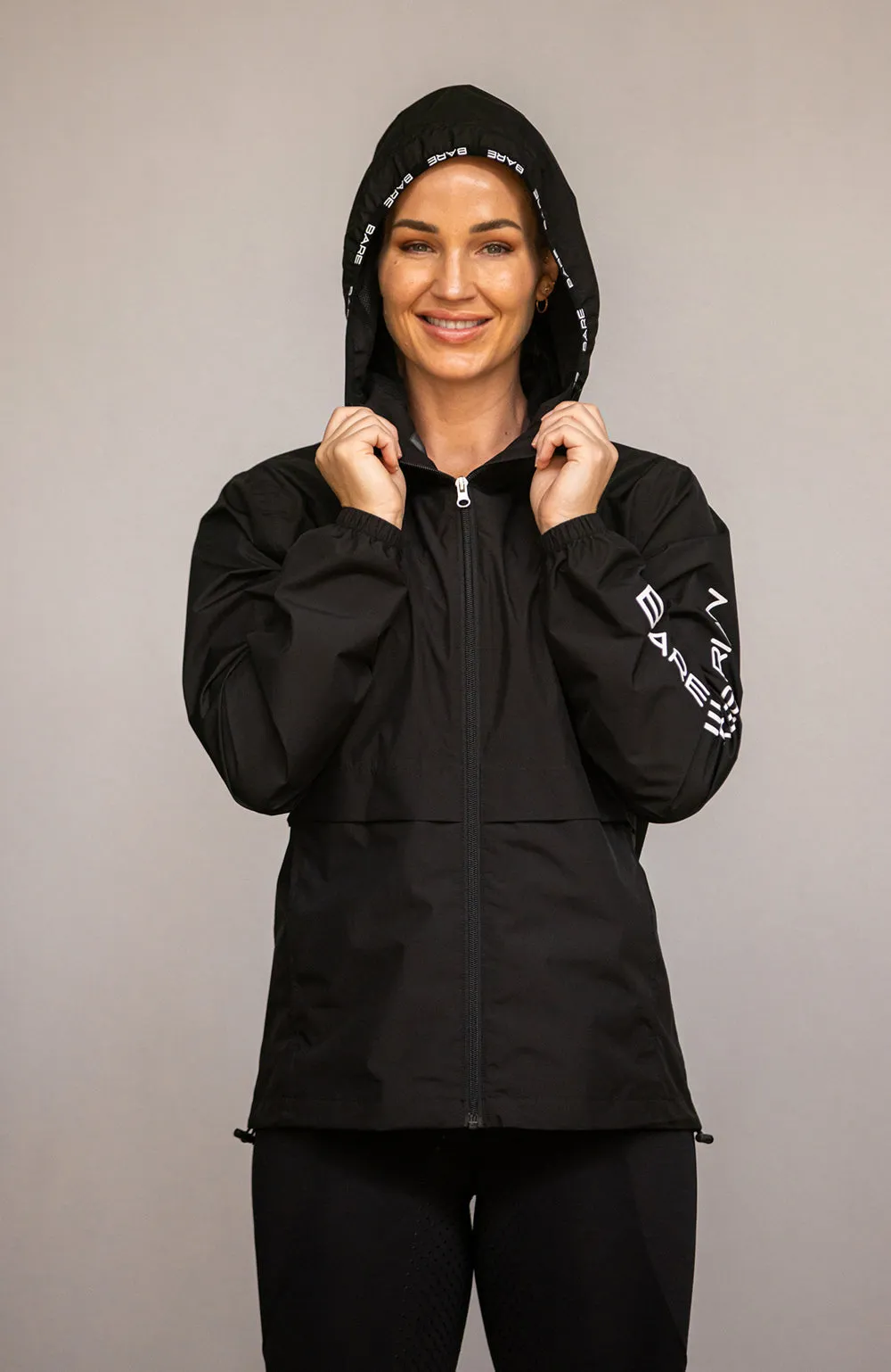 BARE Winter Series - Unisex Kali Lightweight Waterproof Short Jacket - Black