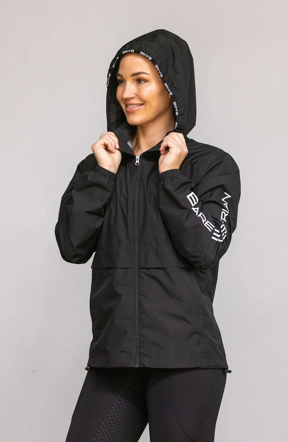 BARE Winter Series - Unisex Kali Lightweight Waterproof Short Jacket - Black