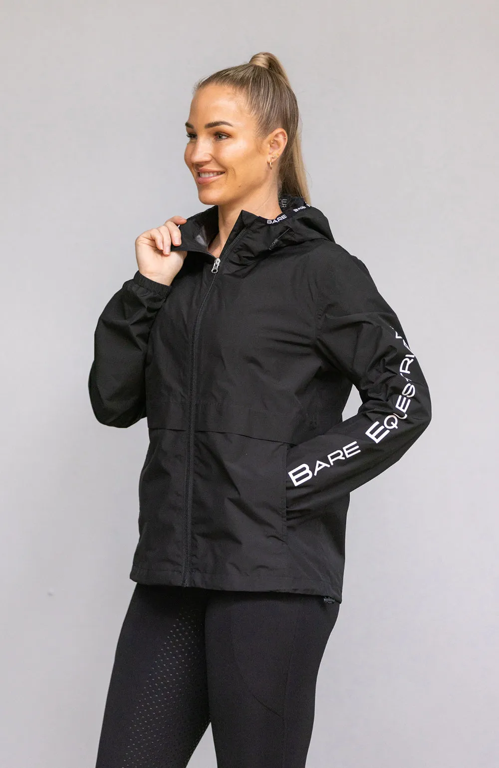 BARE Winter Series - Unisex Kali Lightweight Waterproof Short Jacket - Black