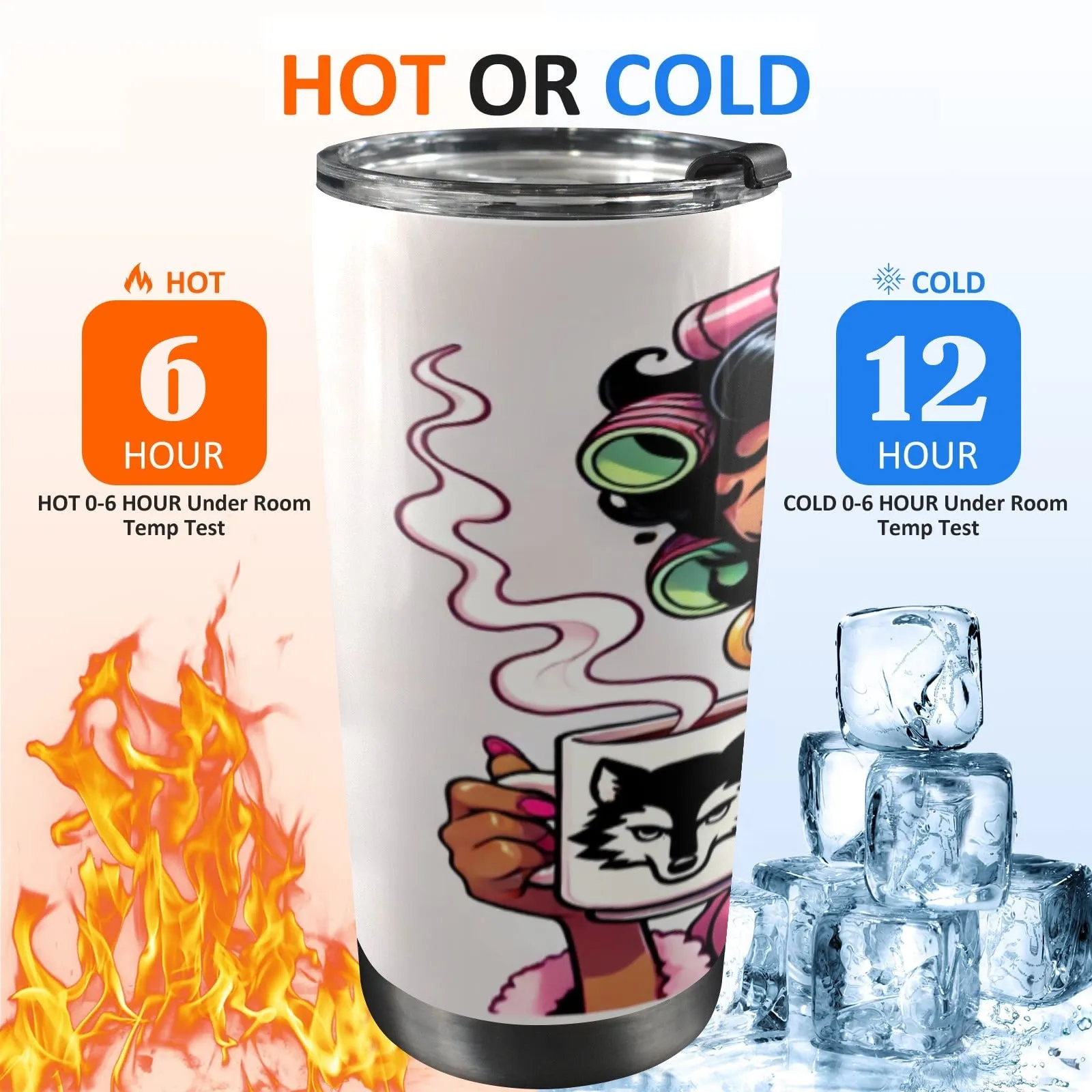 Betty Boop Pink 20 oz Tumbler – Insulated for Hot & Cold Drinks