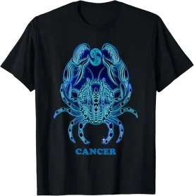 Cancer Personality Astrology Zodiac Sign Horoscope Design T-Shirt