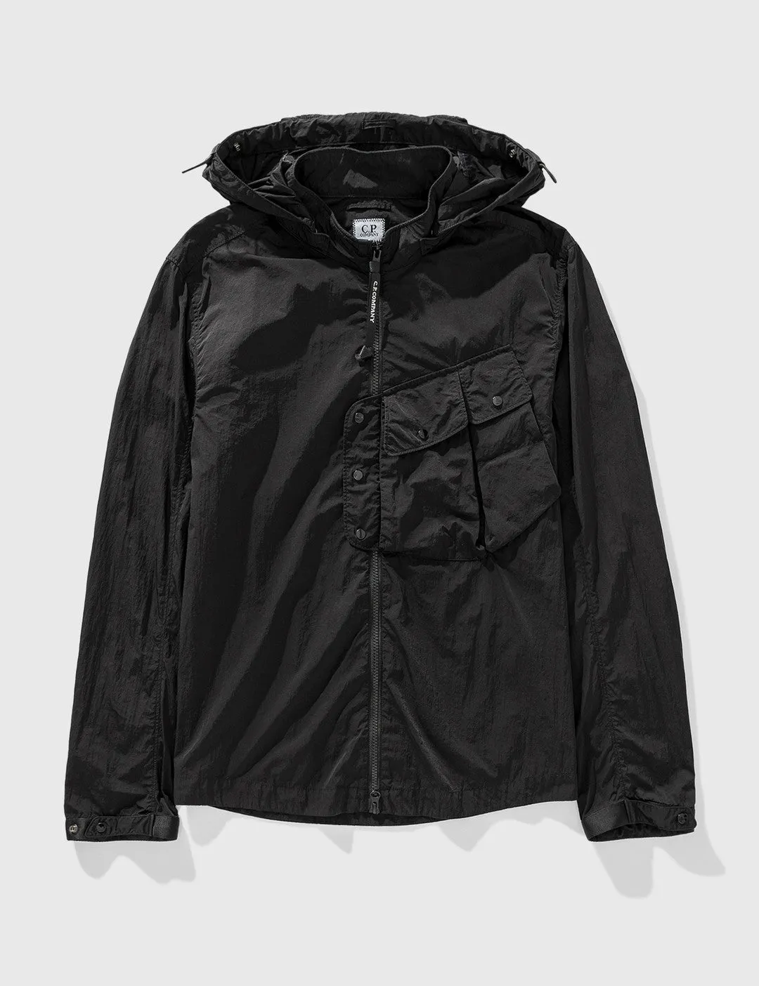 CHROME-R OVERSHIRT WITH DETACHABLE HOOD