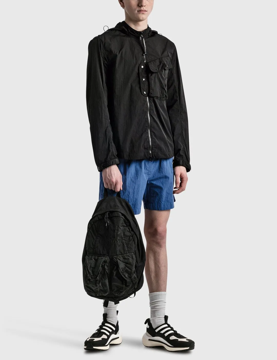 CHROME-R OVERSHIRT WITH DETACHABLE HOOD