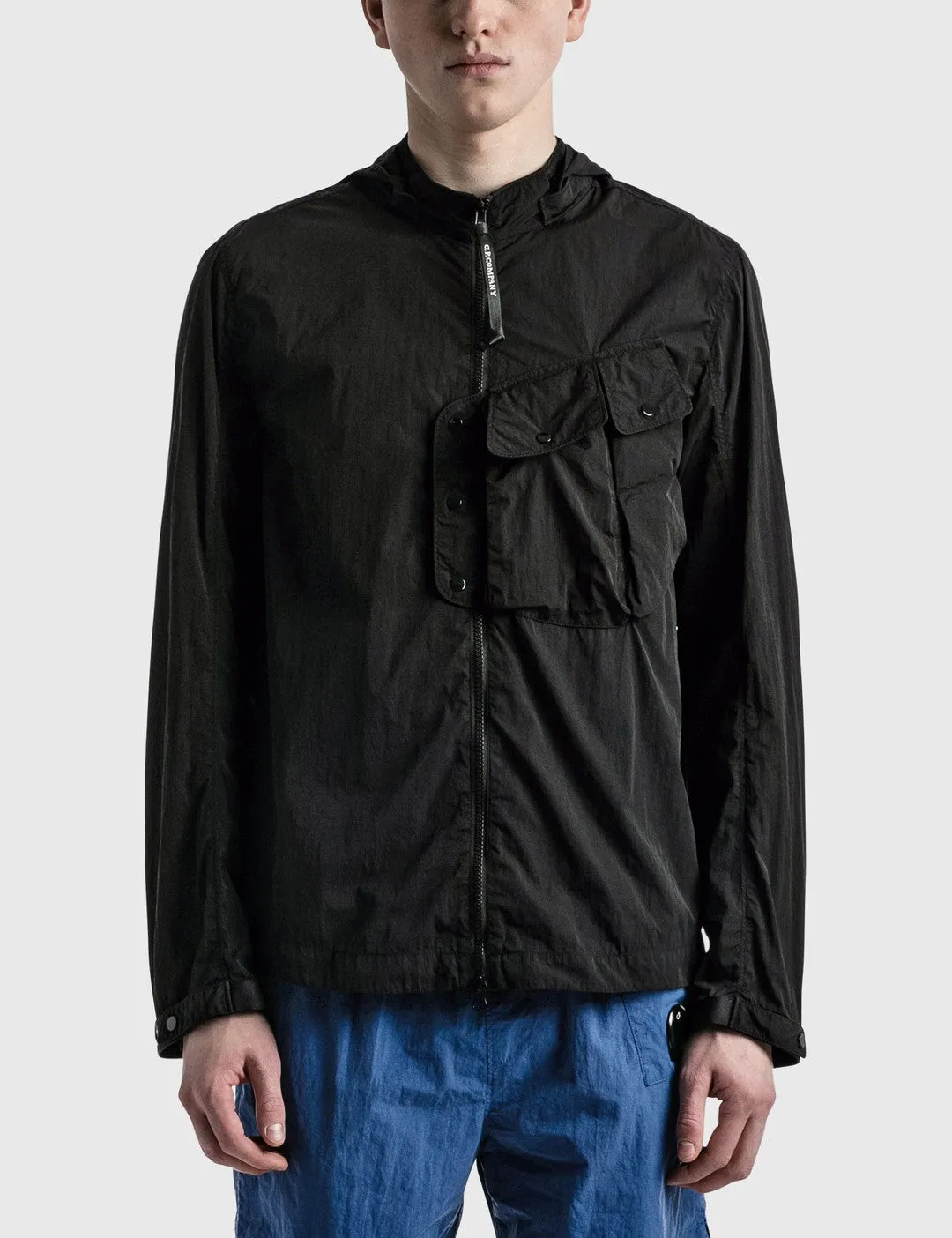 CHROME-R OVERSHIRT WITH DETACHABLE HOOD