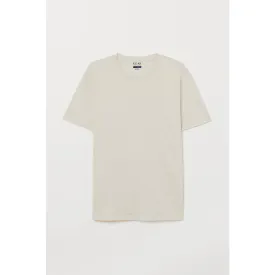 Cream Relaxed Fit Loose Tshirt