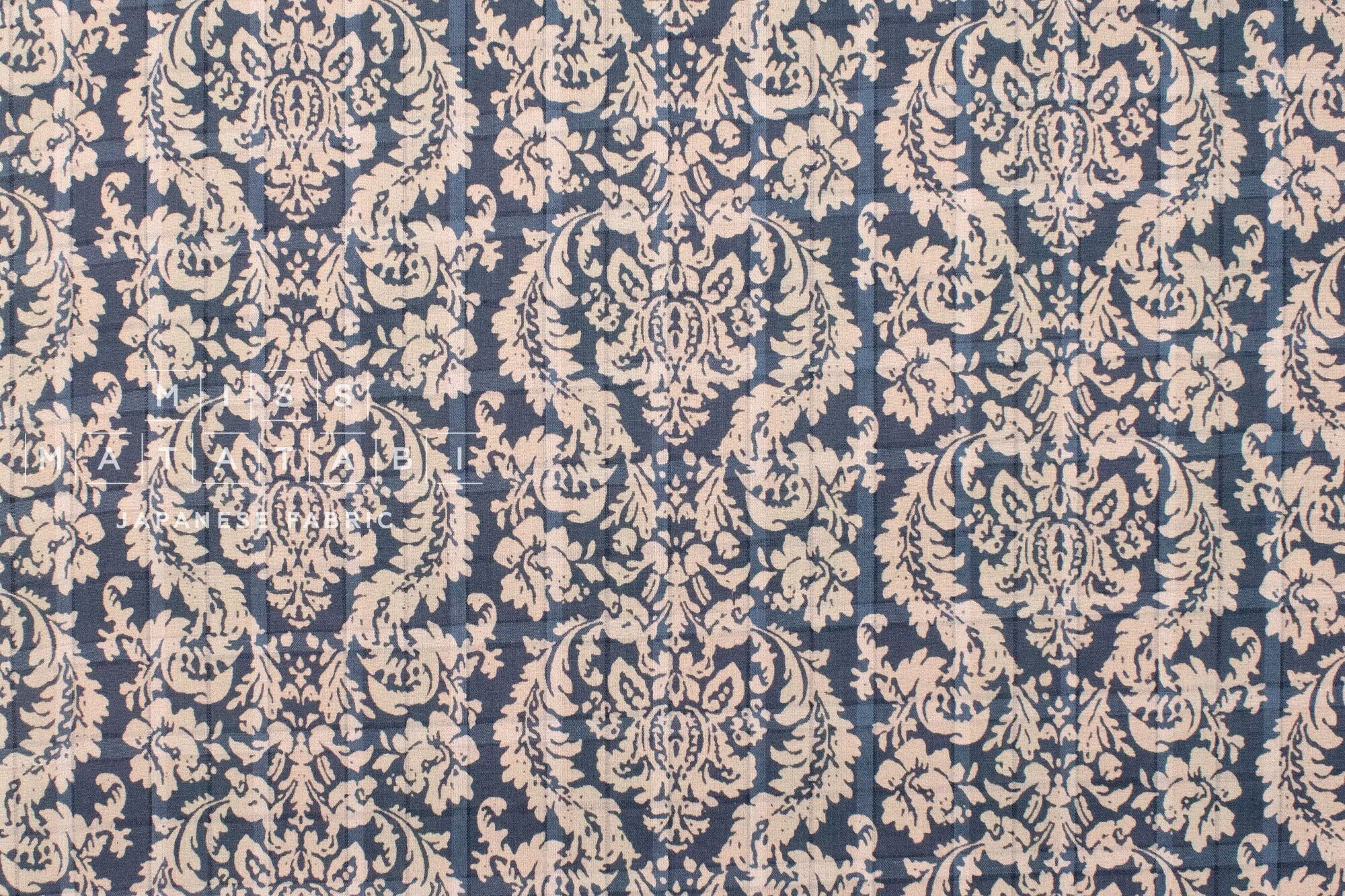 DEADSTOCK - Yarn-Dyed Indigo Madras Check II - B