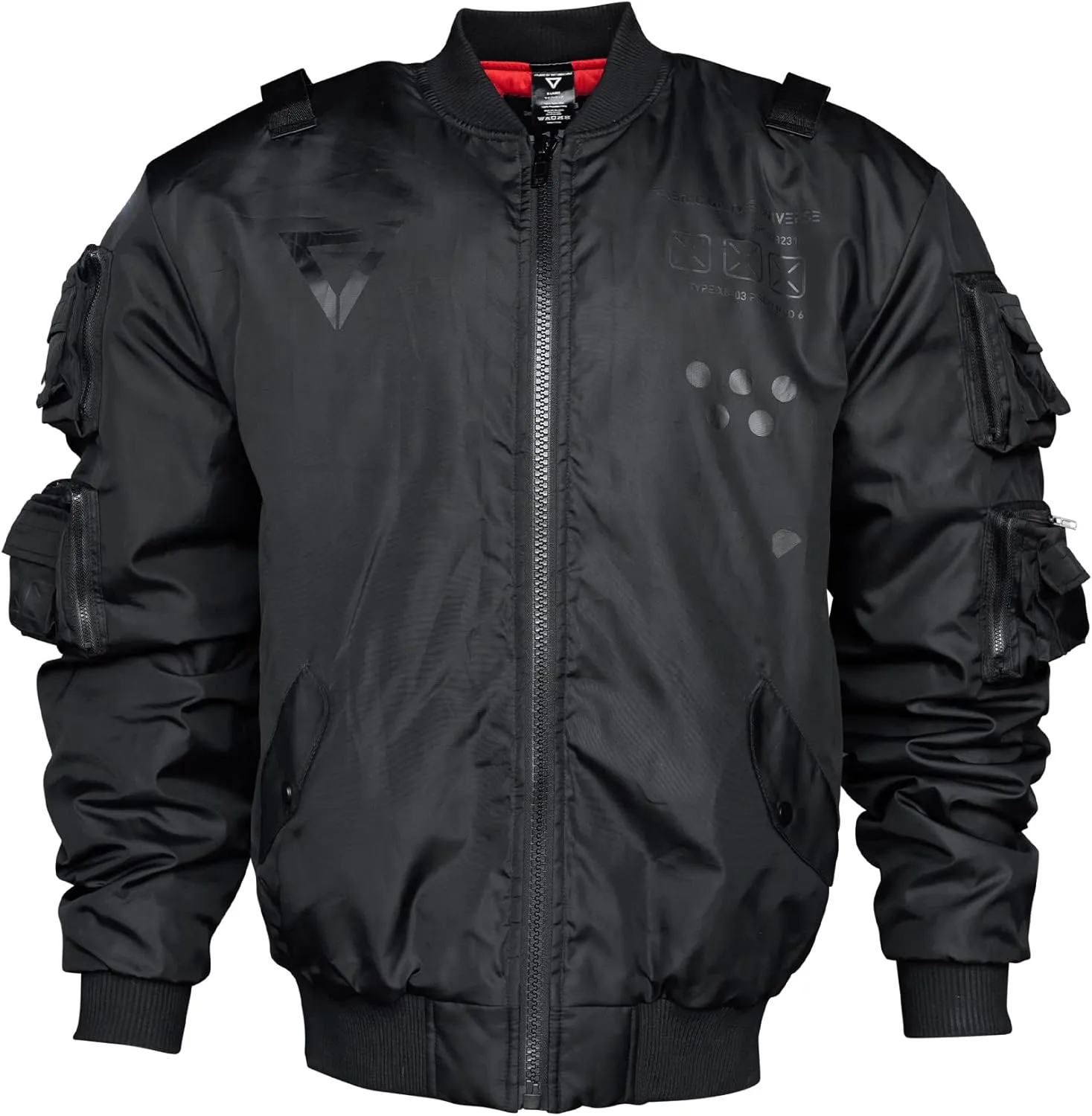 Fabric of the Universe Techwear Graphic Fashion Bomber Jacket