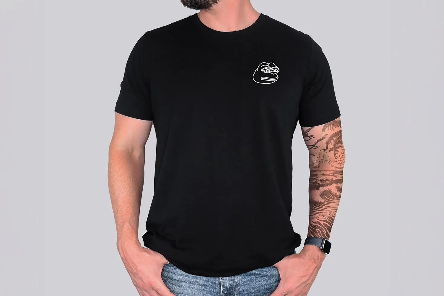 Frog Shirt Minimalist Design for Women Men