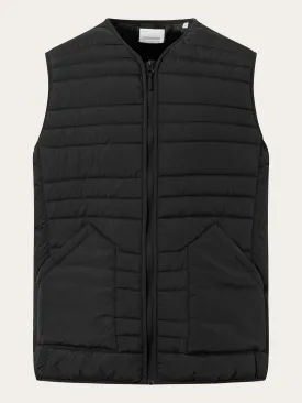 GO ANYWEAR™ quilted padded zip vest - Black Jet