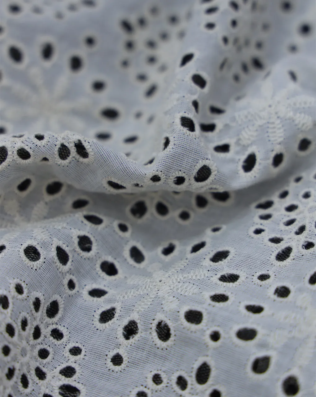 GREIGE COTTON SCHIFFLI EMBROIDERY FABRIC (WIDTH-58 INCHES)