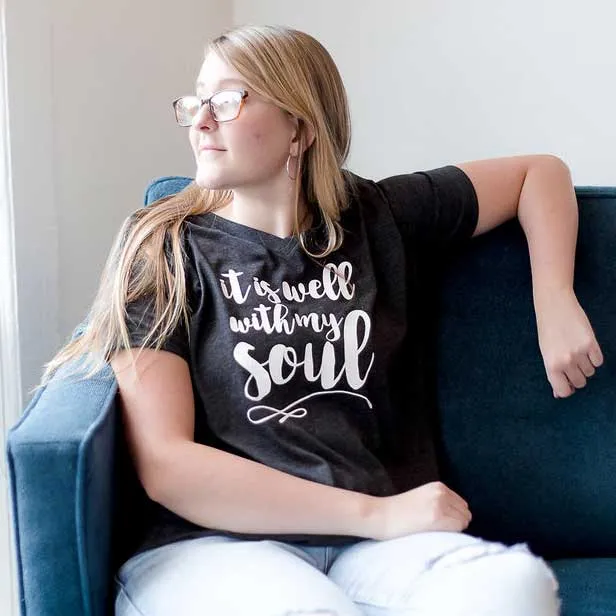 It is Well With My Soul Relaxed Ladies Vneck