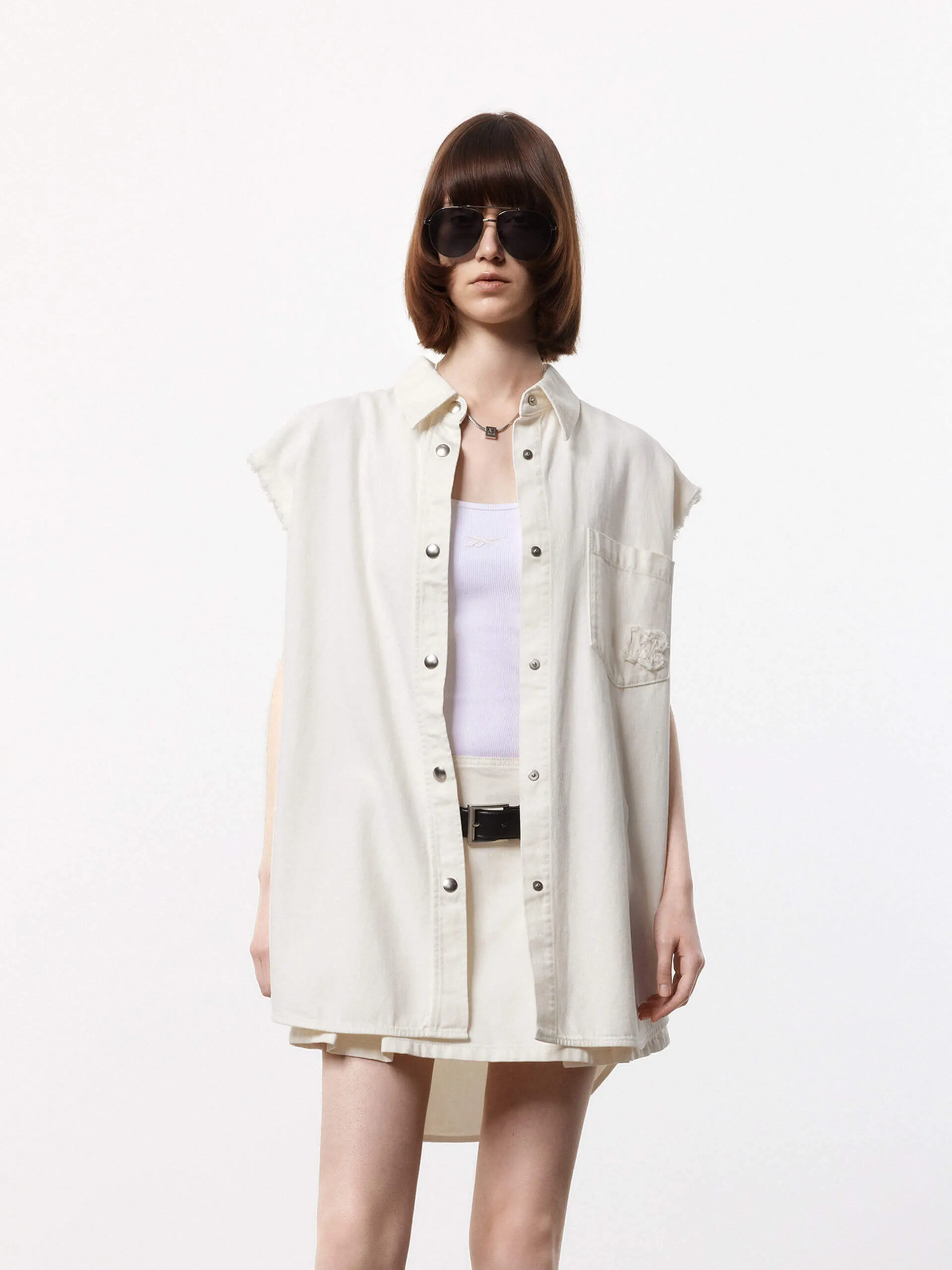 Loose Sleeveless Waistcoat