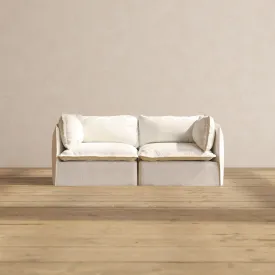 Modular Performance 2-Seater in Mousse | Relaxed Blend