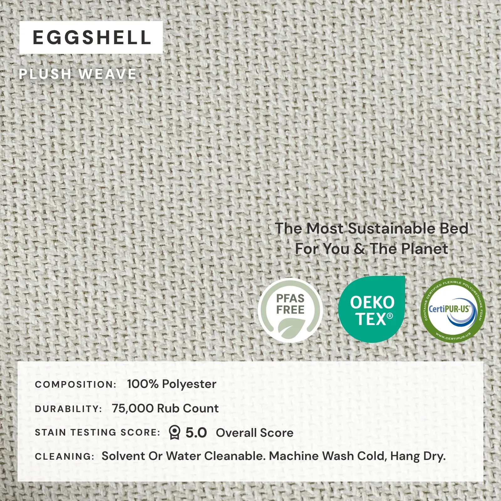 Modular Performance 9-Seater U-Sectional in Eggshell | Relaxed Blend