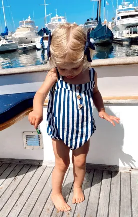Nash Onesie ~ Ocean Stripe