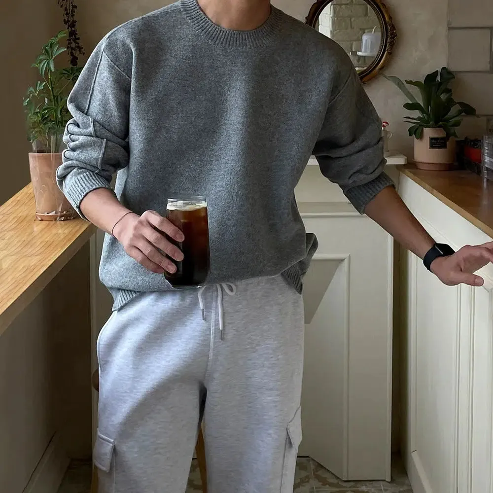 OH Relaxed Fit Detail Stitches Sweater