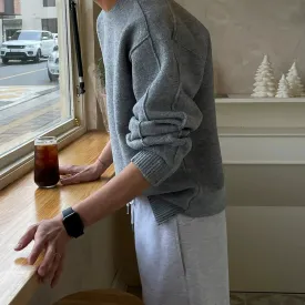 OH Relaxed Fit Detail Stitches Sweater