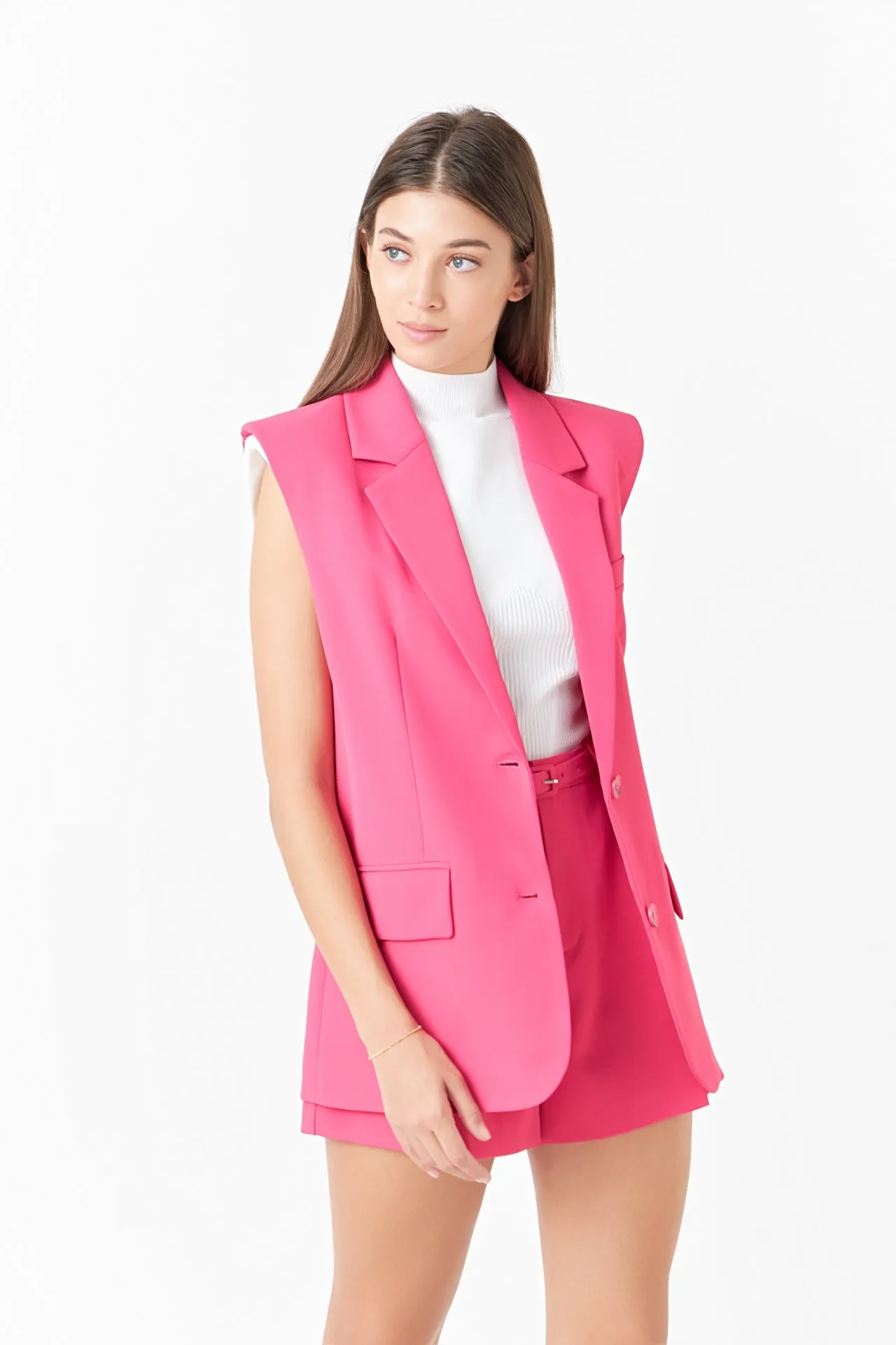 Oversize Vest Blazer