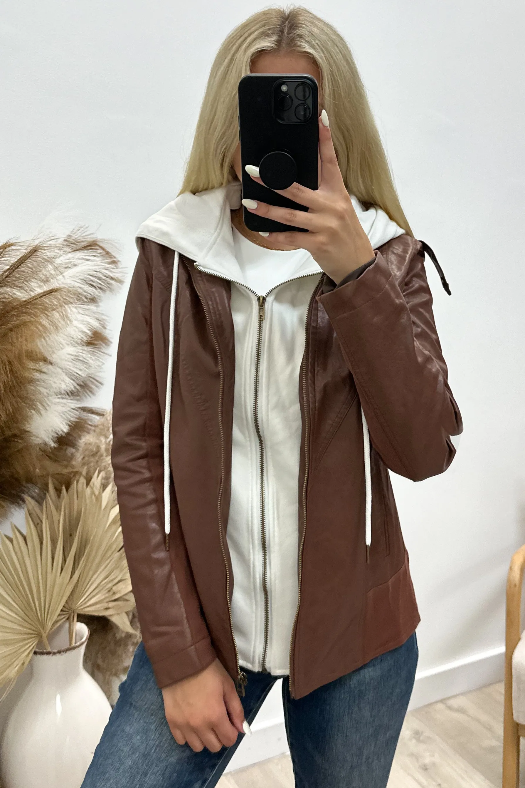 "Change It Up" Jacket (Cocoa)