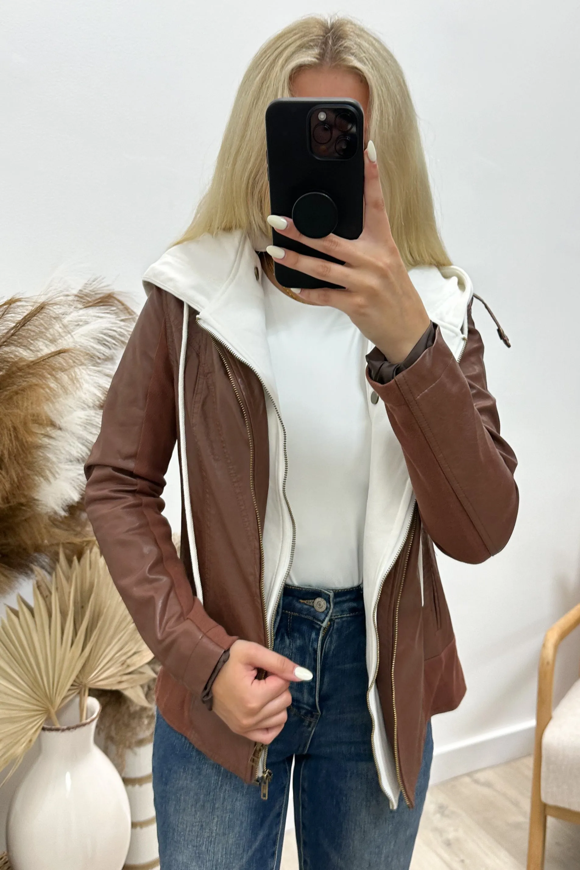 "Change It Up" Jacket (Cocoa)