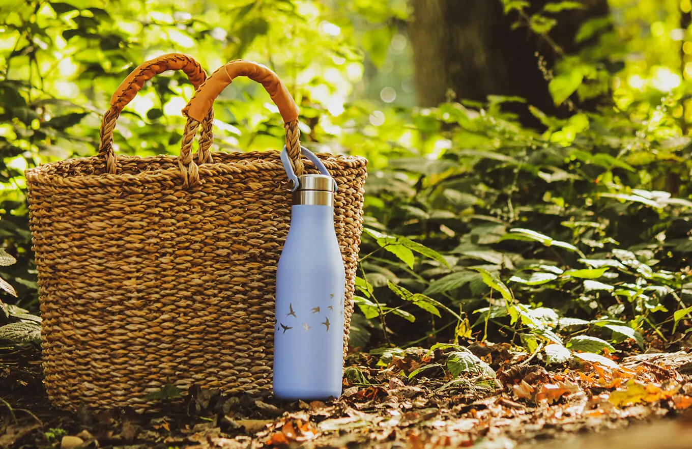 The Oxford Blue Swallows Bottle