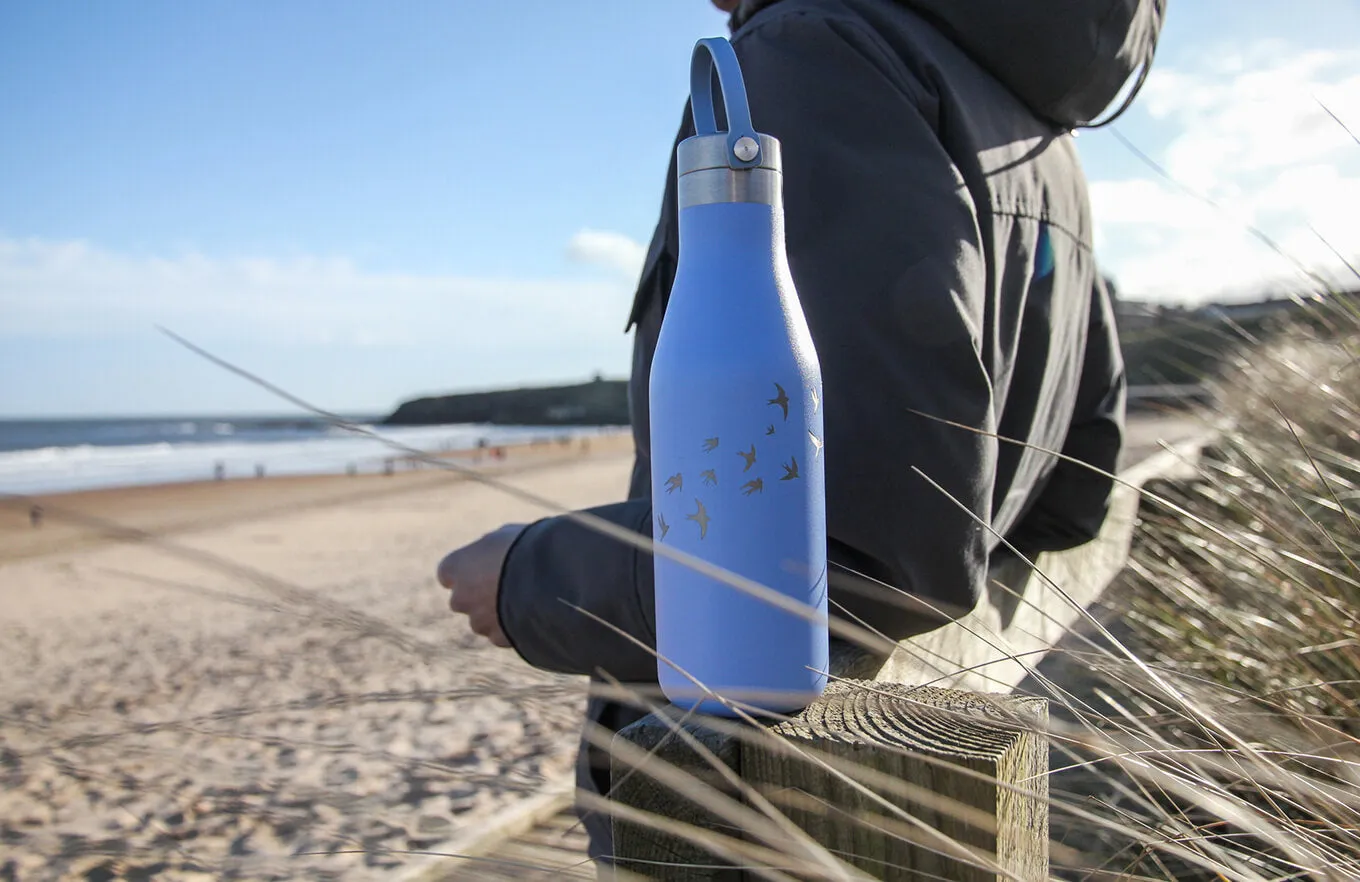 The Oxford Blue Swallows Bottle