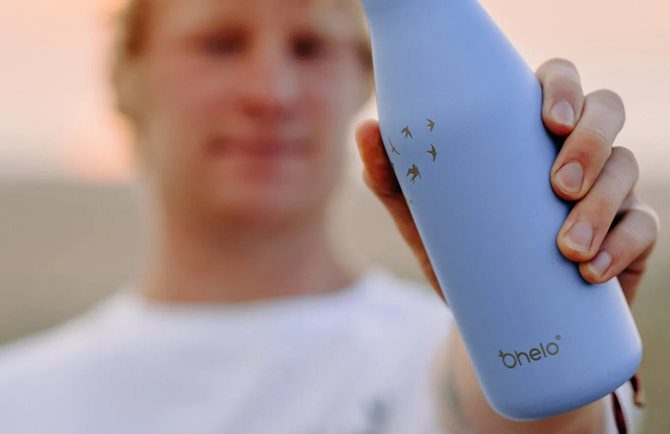The Oxford Blue Swallows Bottle