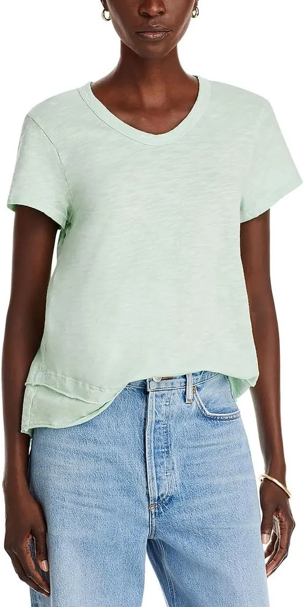 Women's S/s Mock Layer